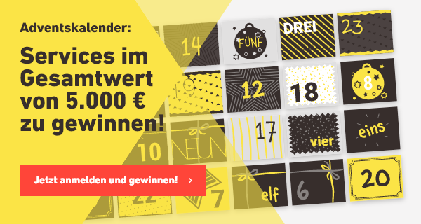 Services im Gesamtwert von 5.000 € zu gewinnen!