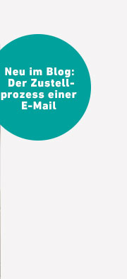 Neu im Blog: Zustellprozess einer E-Mail