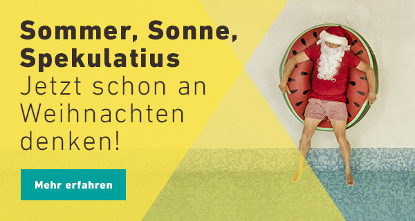 Sommer, Sonne, Spekulatius: Jetzt schon an Weihnachten denken!