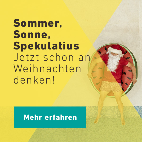 Sommer, Sonne, Spekulatius: Jetzt schon an Weihnachten denken!