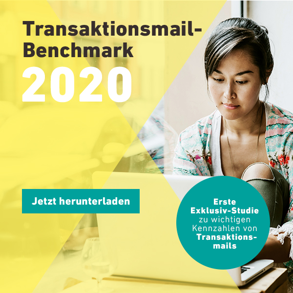 Transaktionsmail-Benchmark 2020: Jetzt herunterladen!