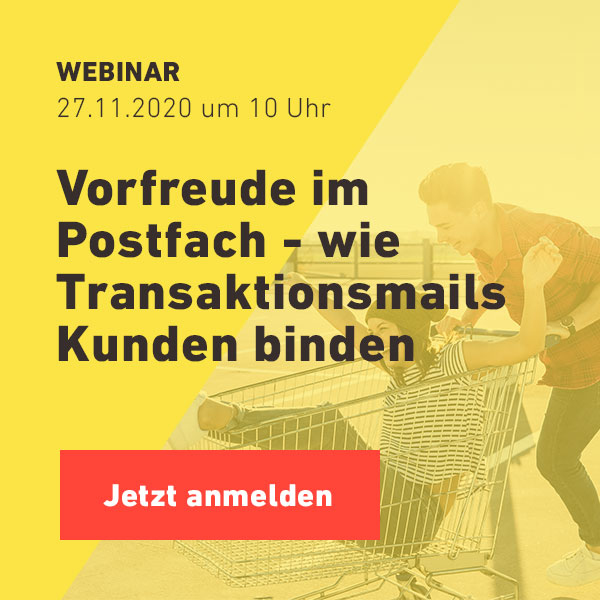 Jetzt kostenlos zum Webinar am 27. November 2020 um 10 Uhr anmelden.