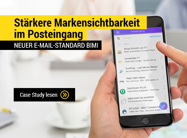 Stärkere Markensichtbarkeit im Posteingang