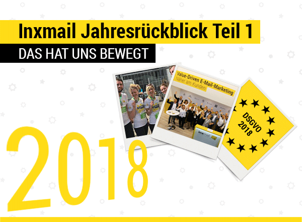 Inxmail Jahresrückblick 2018